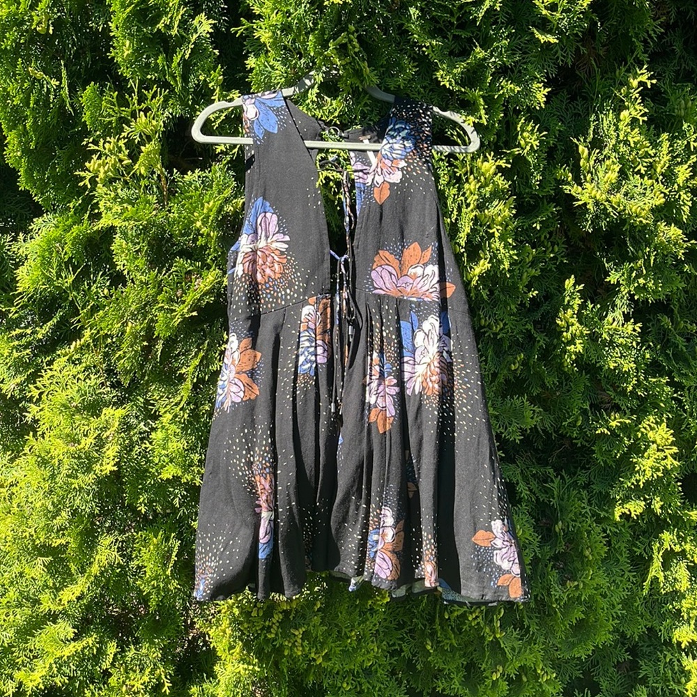 Free people flowy mini dress.